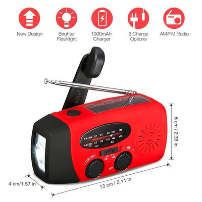 Solar LED Radio & Power Bank