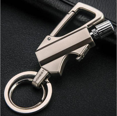 Waterproof Flint Match Keychain