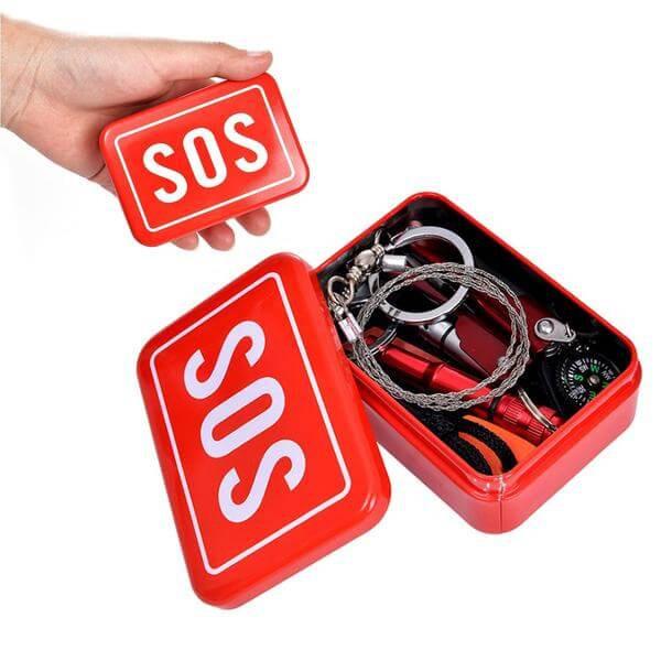 Sos Kit Rib 6-in-1 SOS Kit - Gray Saint Survival